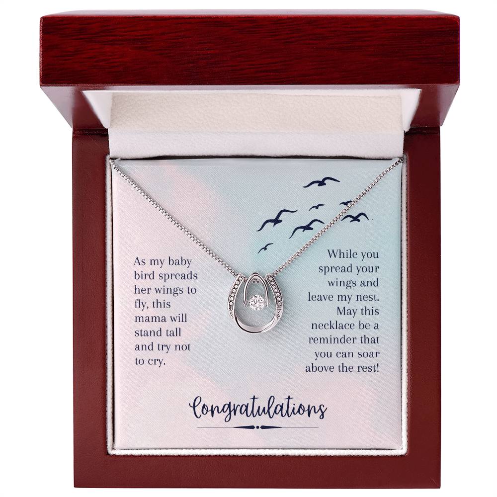 Congratulations - As my baby bird - Lucky In Love Necklace