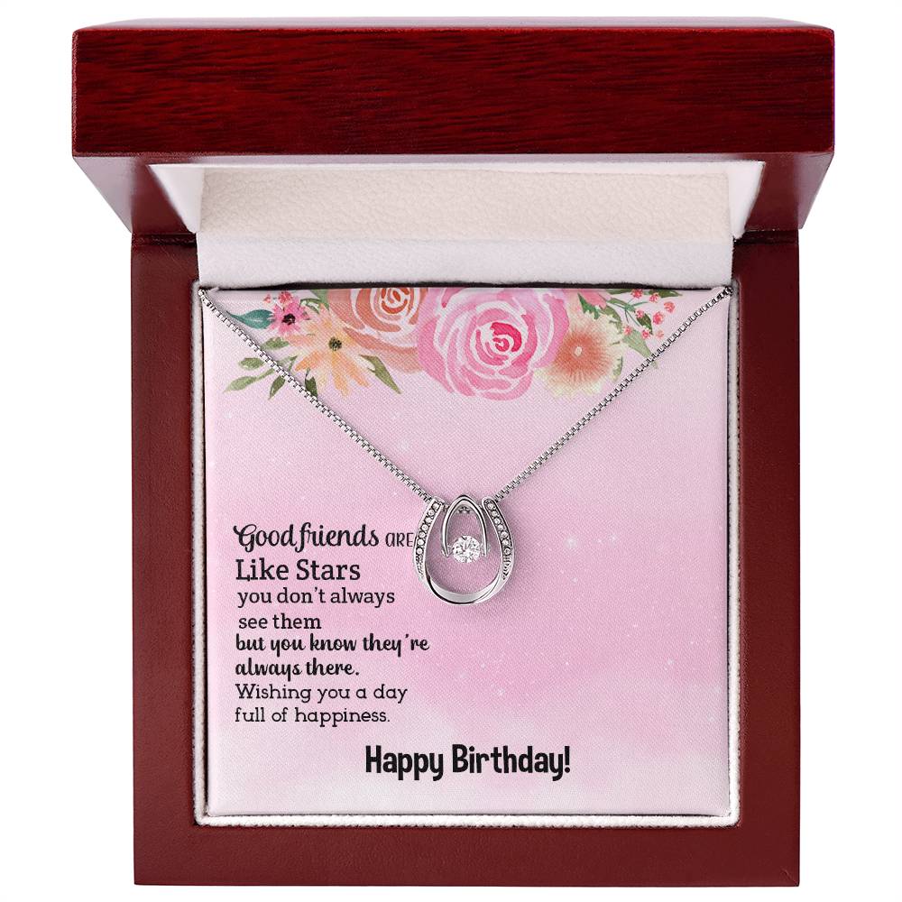 Birthday - Good friends - Lucky In Love Necklace