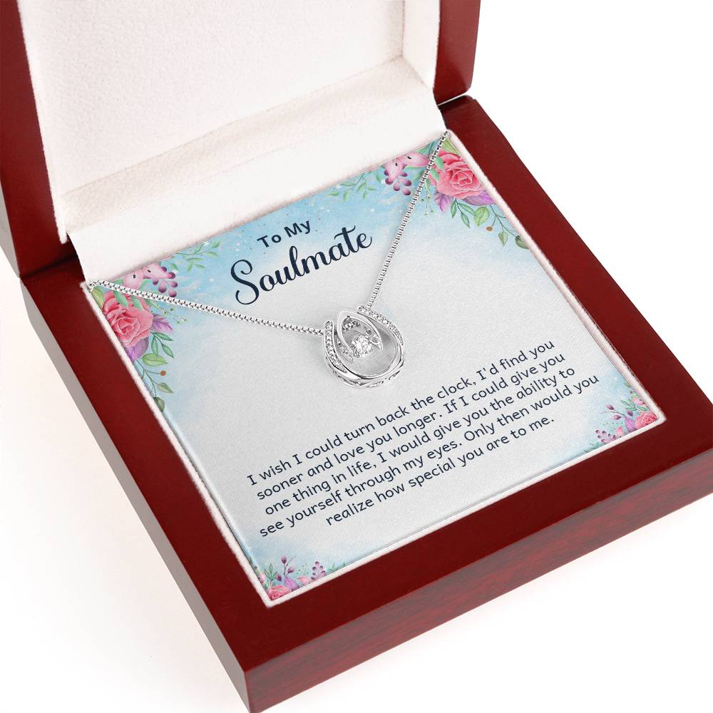 To Soulmate - I wish - Lucky In Love Necklace