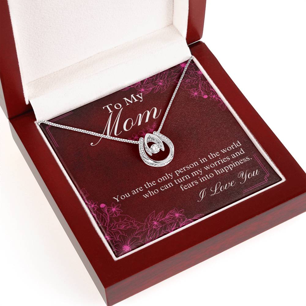 To Mom - You are - Lucky In Love Necklace