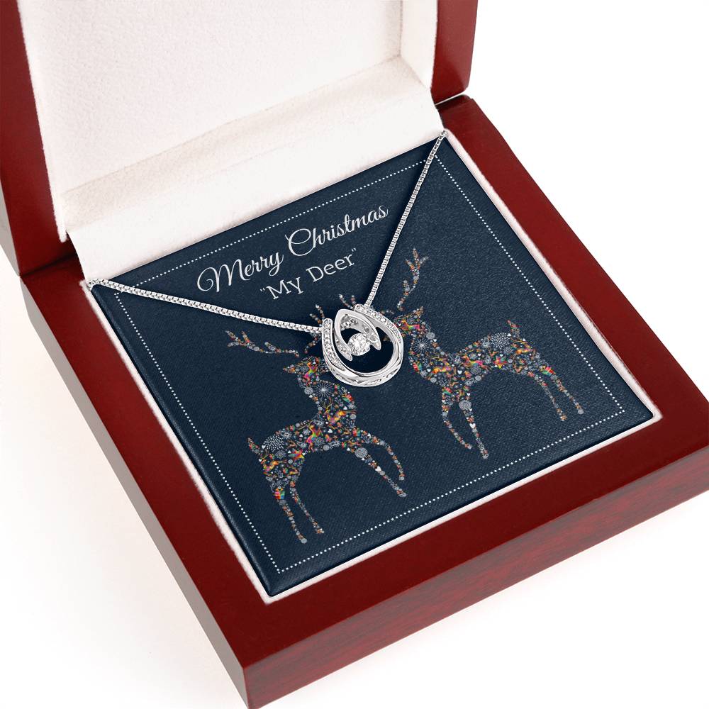 My Deer - Merry Christmas - Lucky In Love Necklace