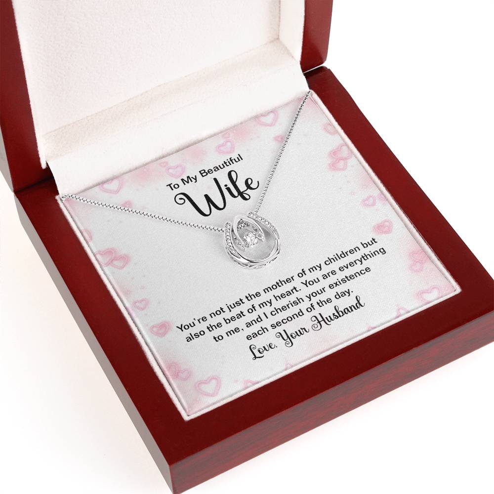 To Wife - You're not just - Lucky In Love Necklace