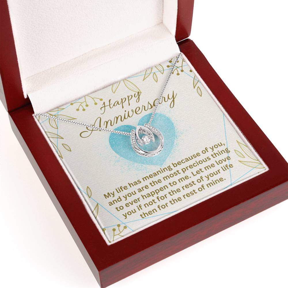 Anniversary - My life has meaning - Lucky In Love Necklace