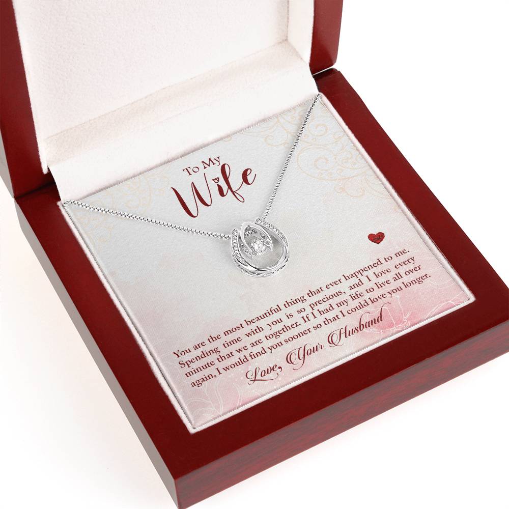 To Wife - You are - Lucky In Love Necklace