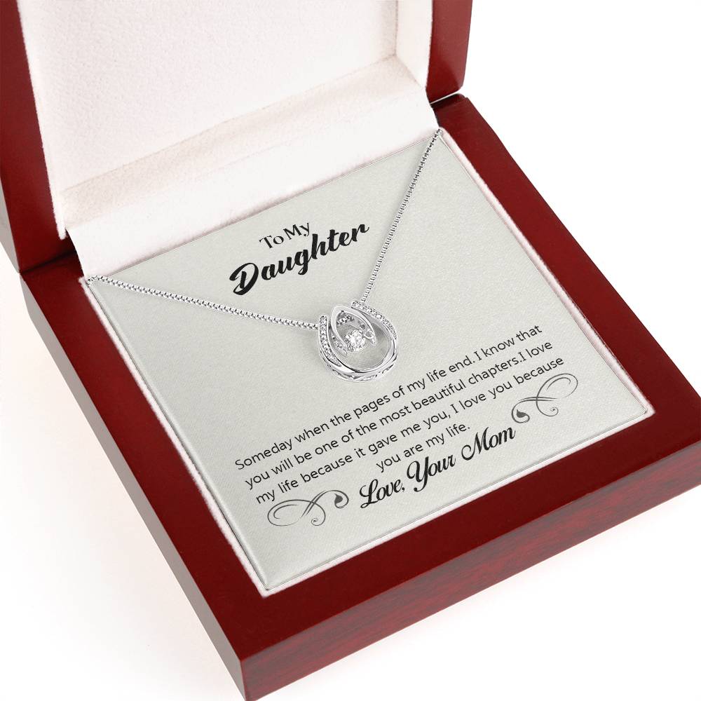 To Daughter - Someday when - Lucky In Love Necklace