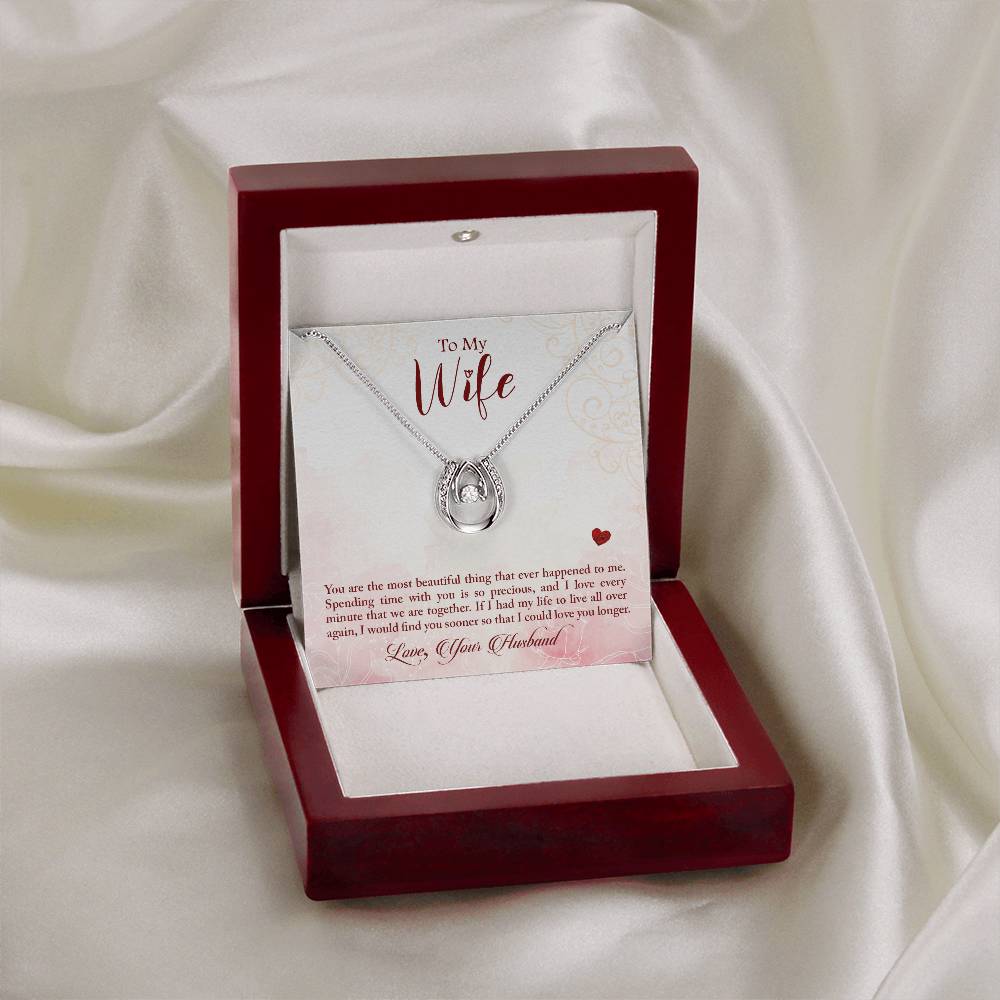 To Wife - You are - Lucky In Love Necklace