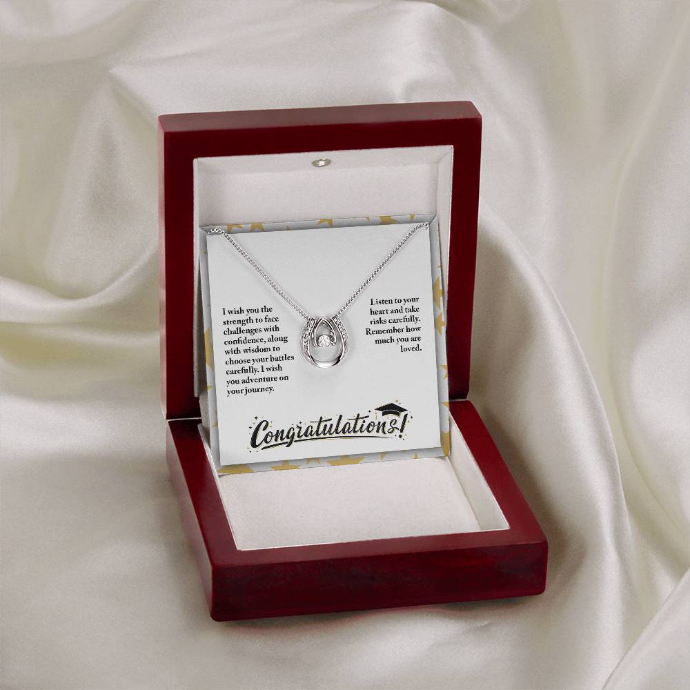 Graduation - I wish you the strength - Lucky In Love Necklace