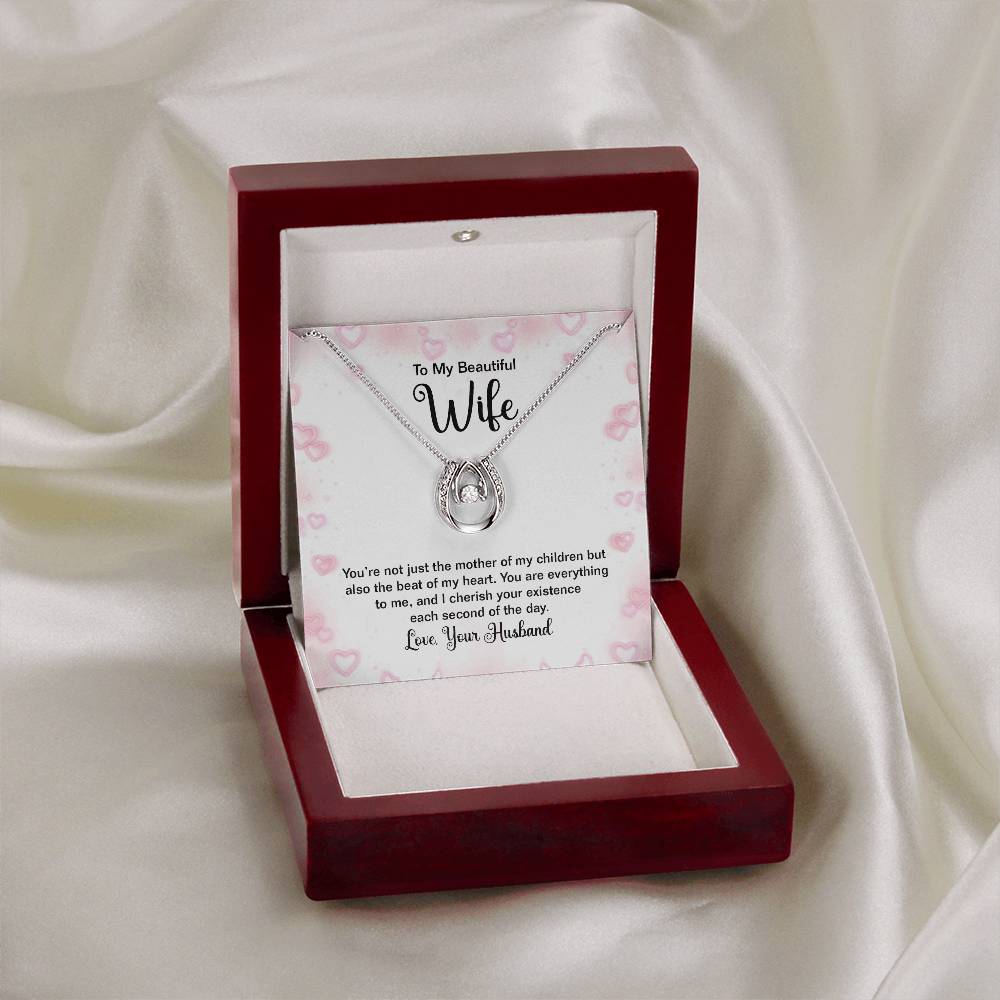 To Wife - You're not just - Lucky In Love Necklace