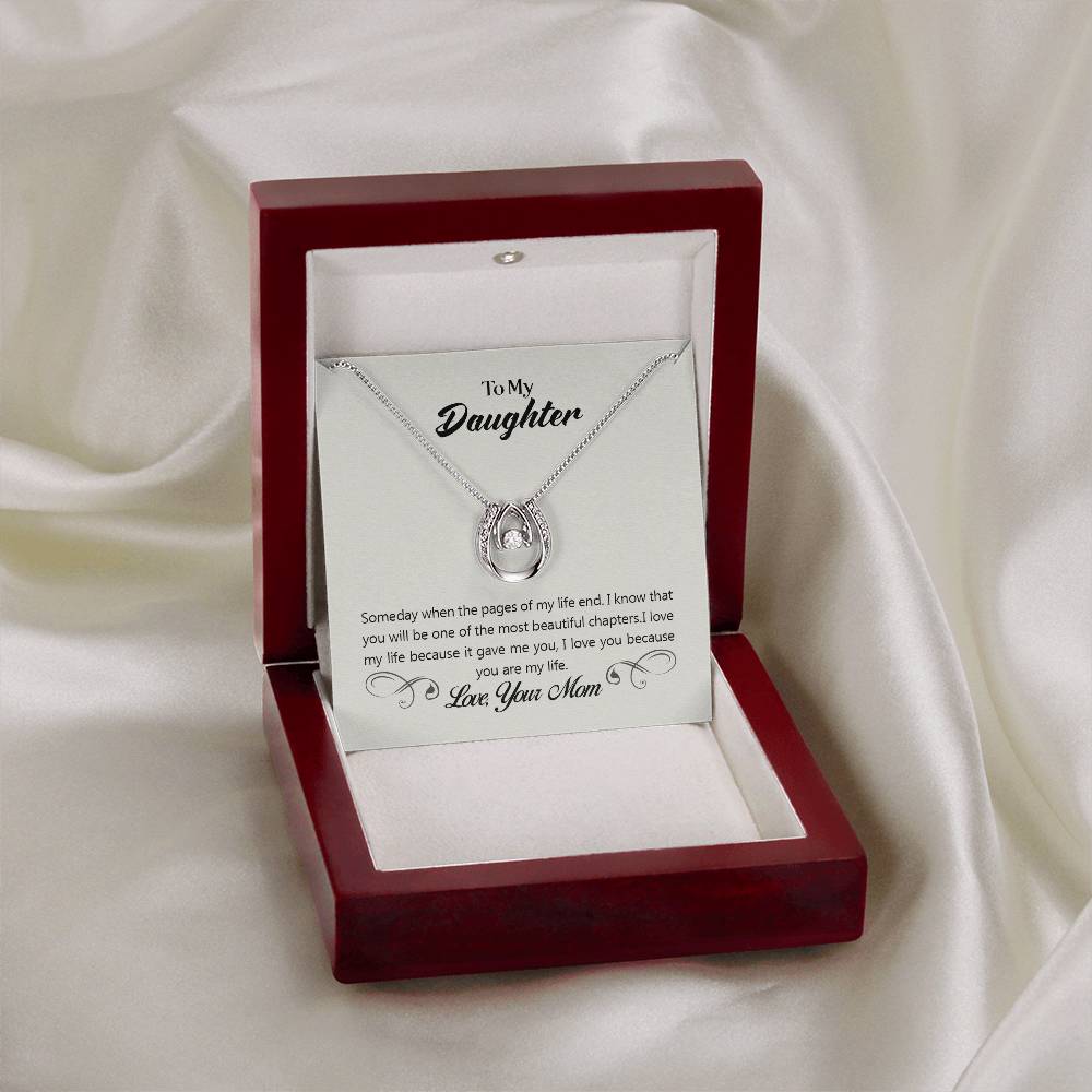 To Daughter - Someday when - Lucky In Love Necklace