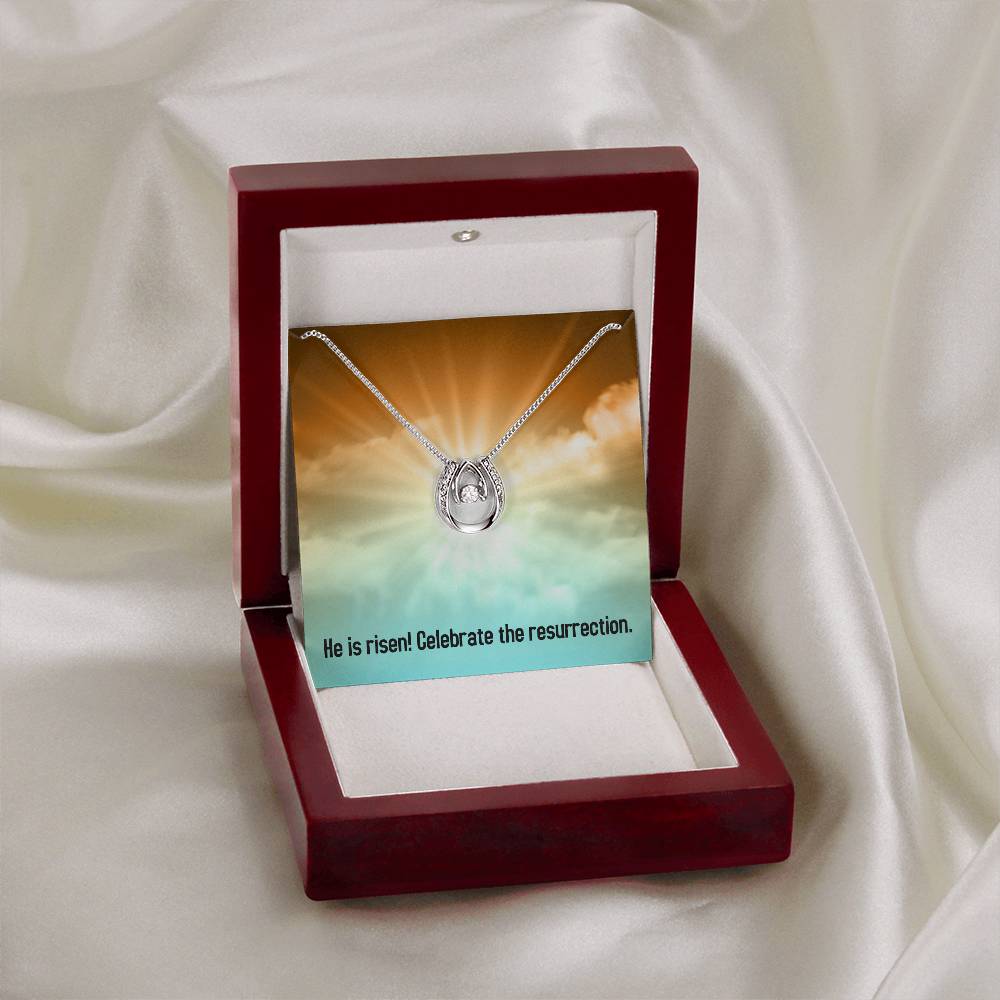 Easter - He is Risen - Lucky In Love Necklace