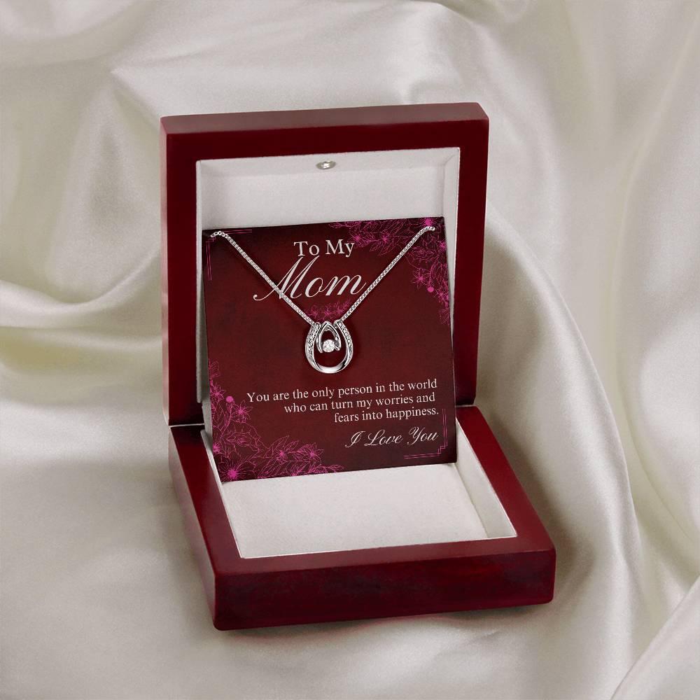 To Mom - You are - Lucky In Love Necklace