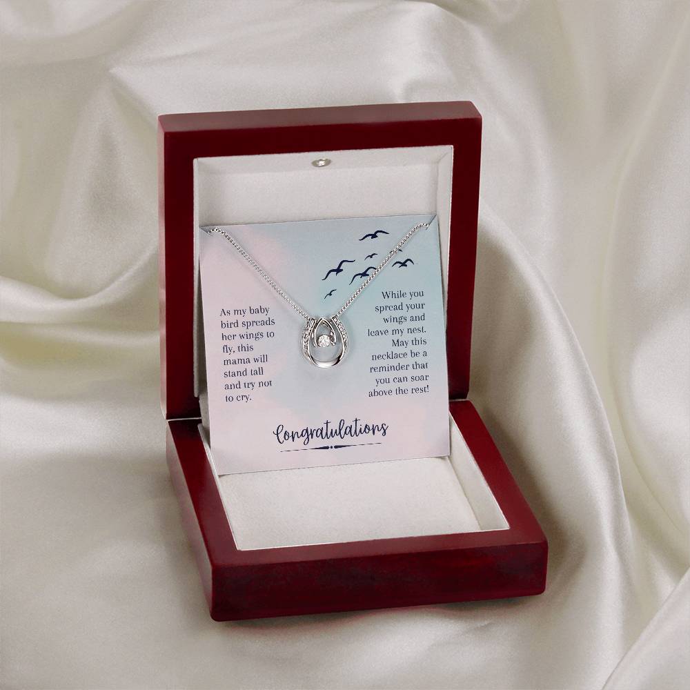 Congratulations - As my baby bird - Lucky In Love Necklace