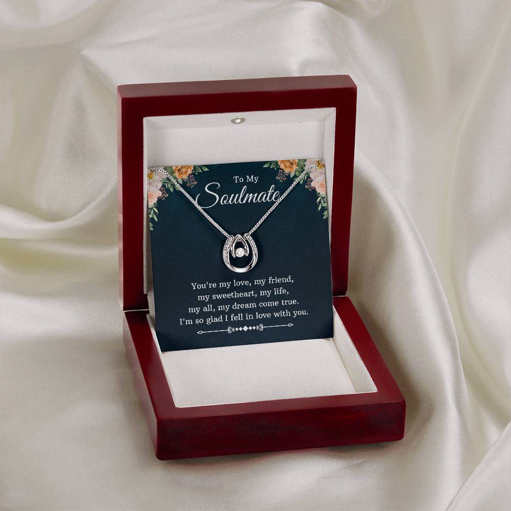 To Soulmate - You're my love - Lucky In Love Necklace