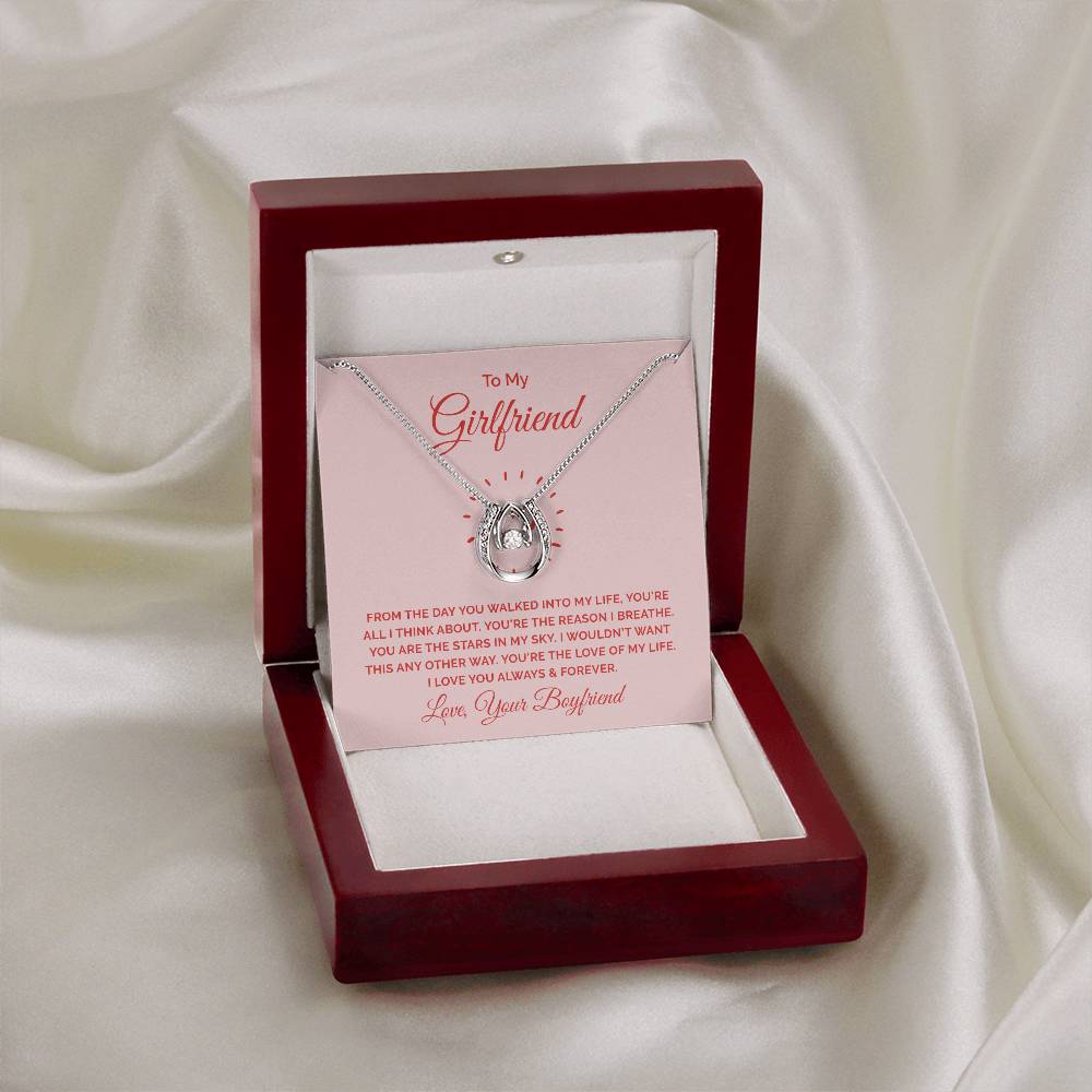 To Girlfriend - From the day - Lucky In Love Necklace