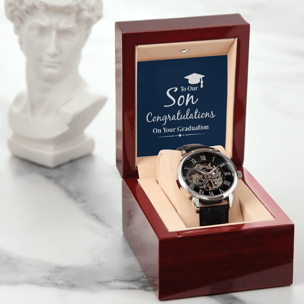 To Son - To our son. Congratulations - Openwork Watch