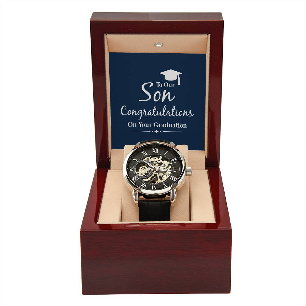 To Son - To our son. Congratulations - Openwork Watch