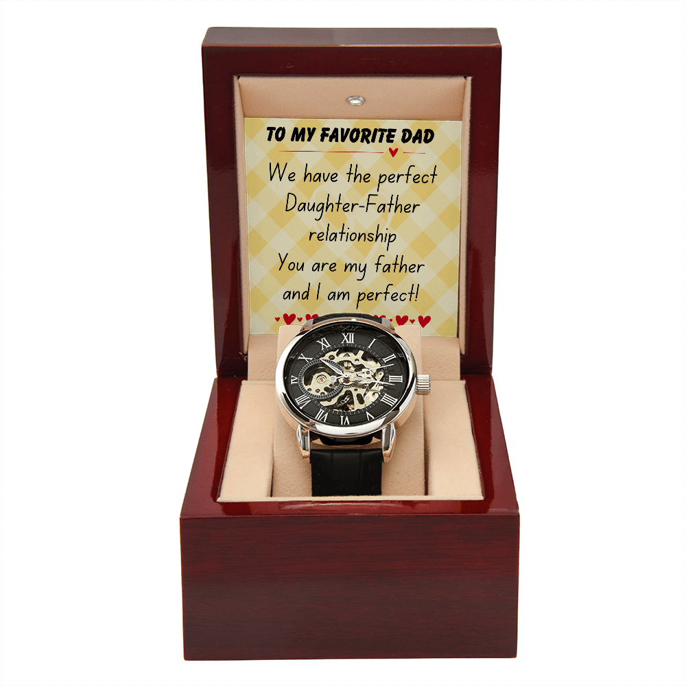 To my favorite dad - We have the perfect - Openwork Watch