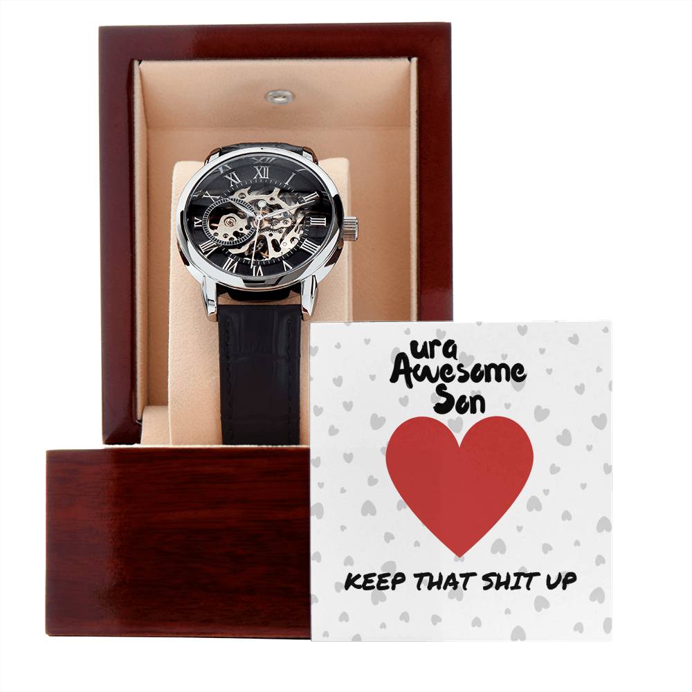 ura Awesome Son - Keep that - Openwork Watch