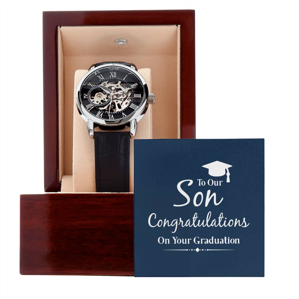 To Son - To our son. Congratulations - Openwork Watch