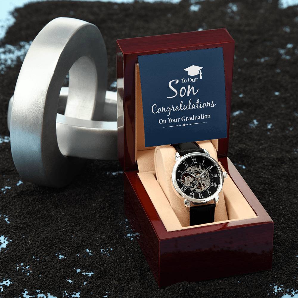 To Son - To our son. Congratulations - Openwork Watch