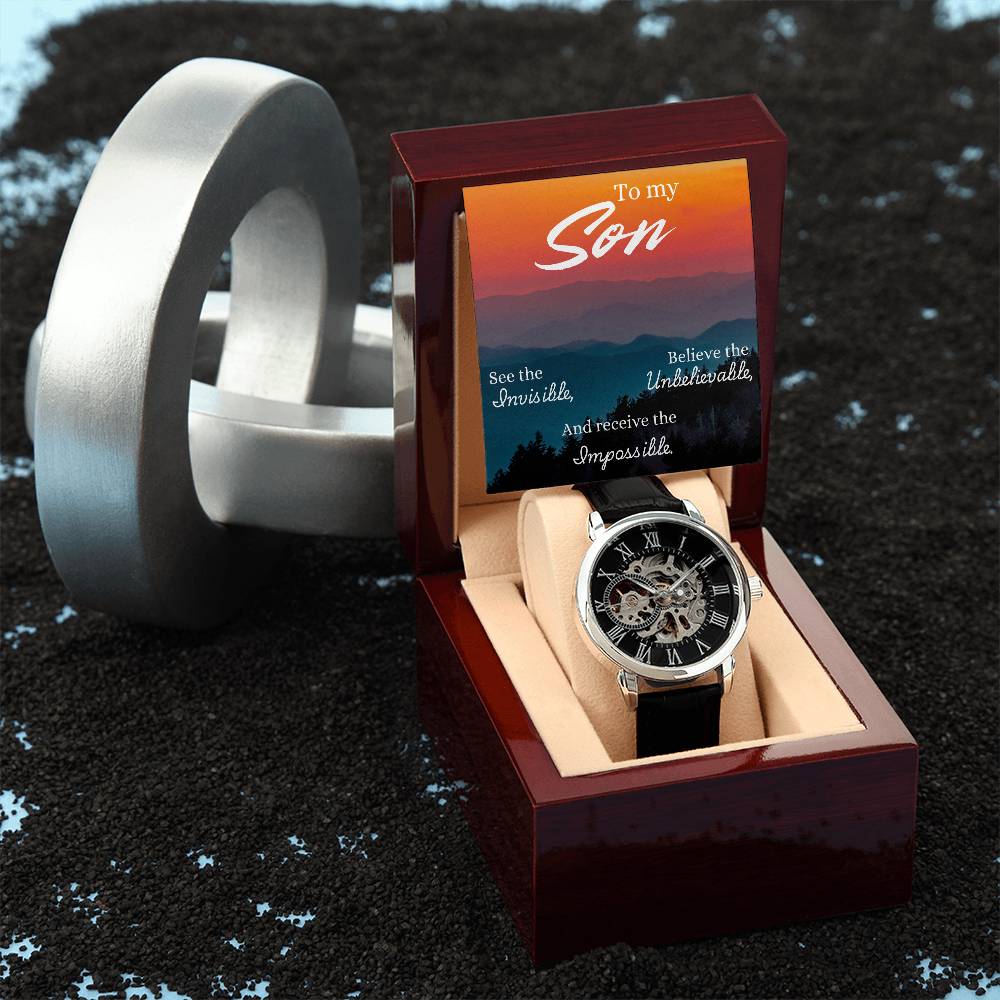 To Son - To my Son. See the - Openwork Watch