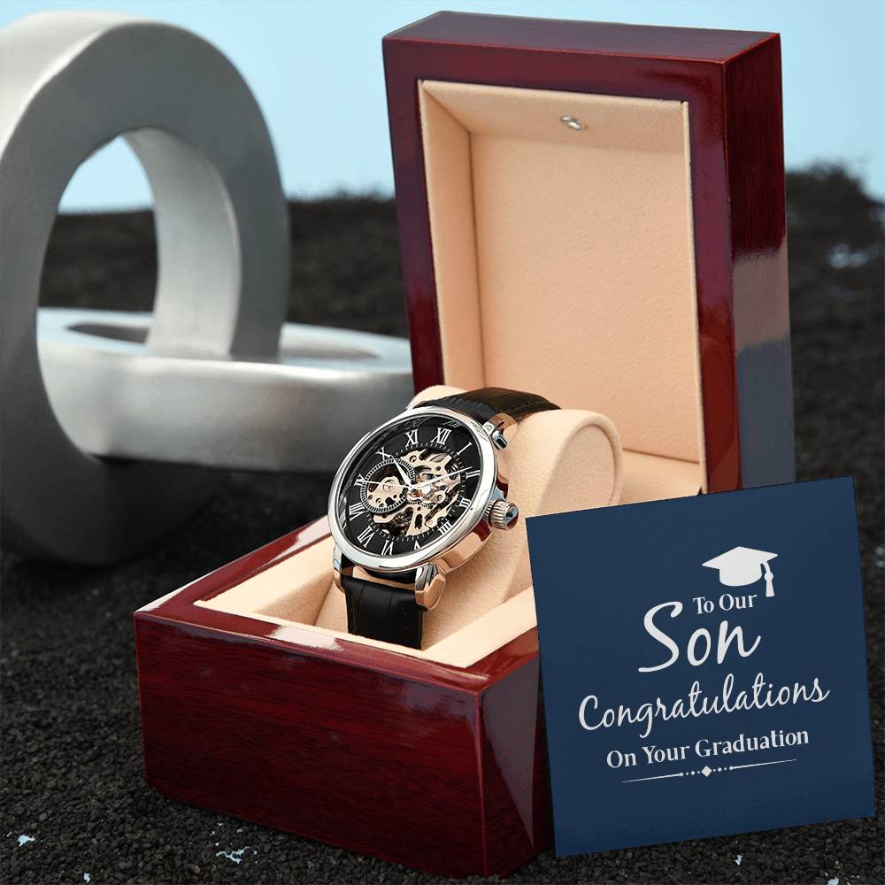 To Son - To our son. Congratulations - Openwork Watch