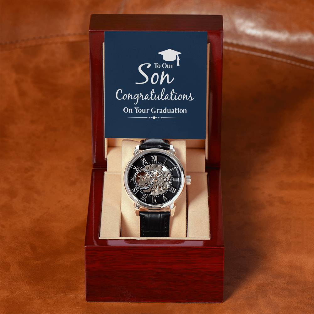 To Son - To our son. Congratulations - Openwork Watch