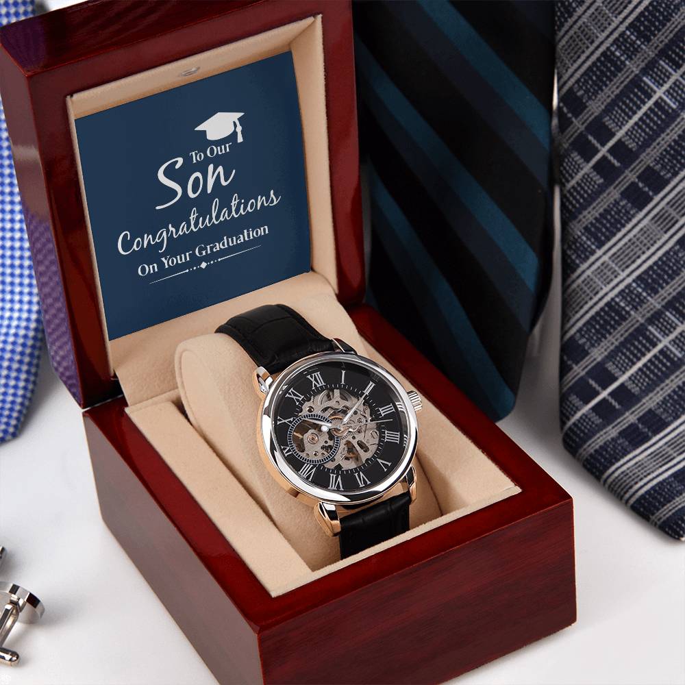 To Son - To our son. Congratulations - Openwork Watch