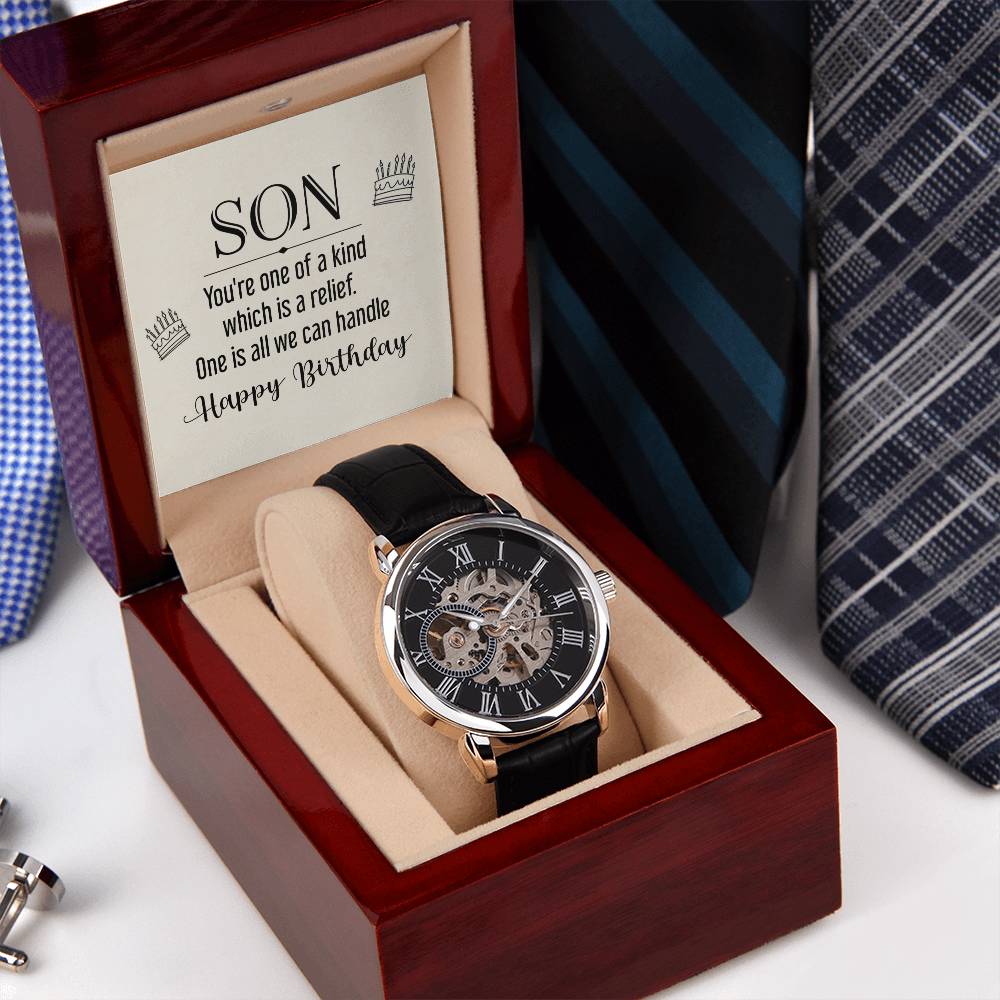 To Son - Son. You're one - Openwork Watch