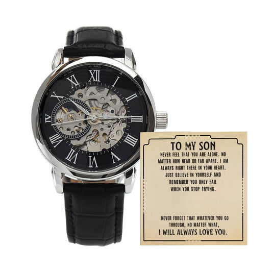 To Son - To my son. Never - Openwork Watch