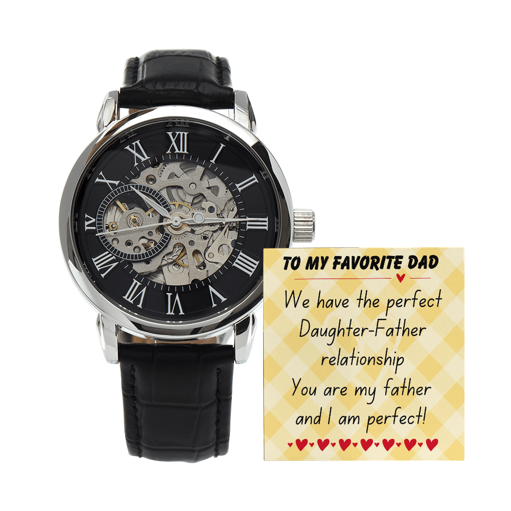 To my favorite dad - We have the perfect - Openwork Watch