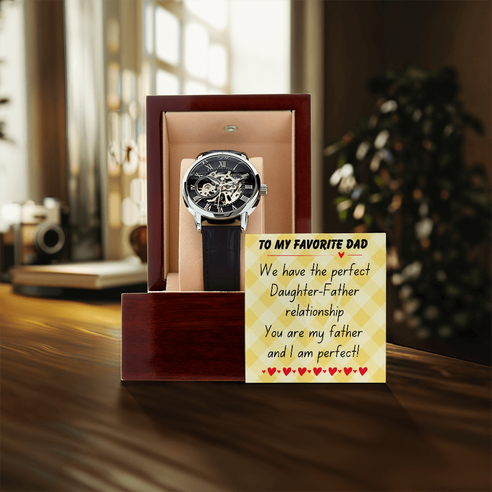 To my favorite dad - We have the perfect - Openwork Watch