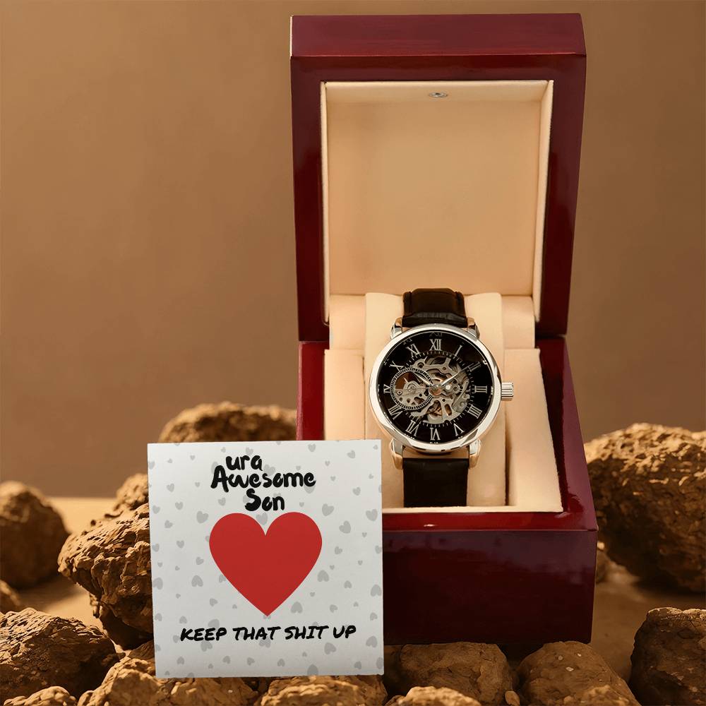 ura Awesome Son - Keep that - Openwork Watch