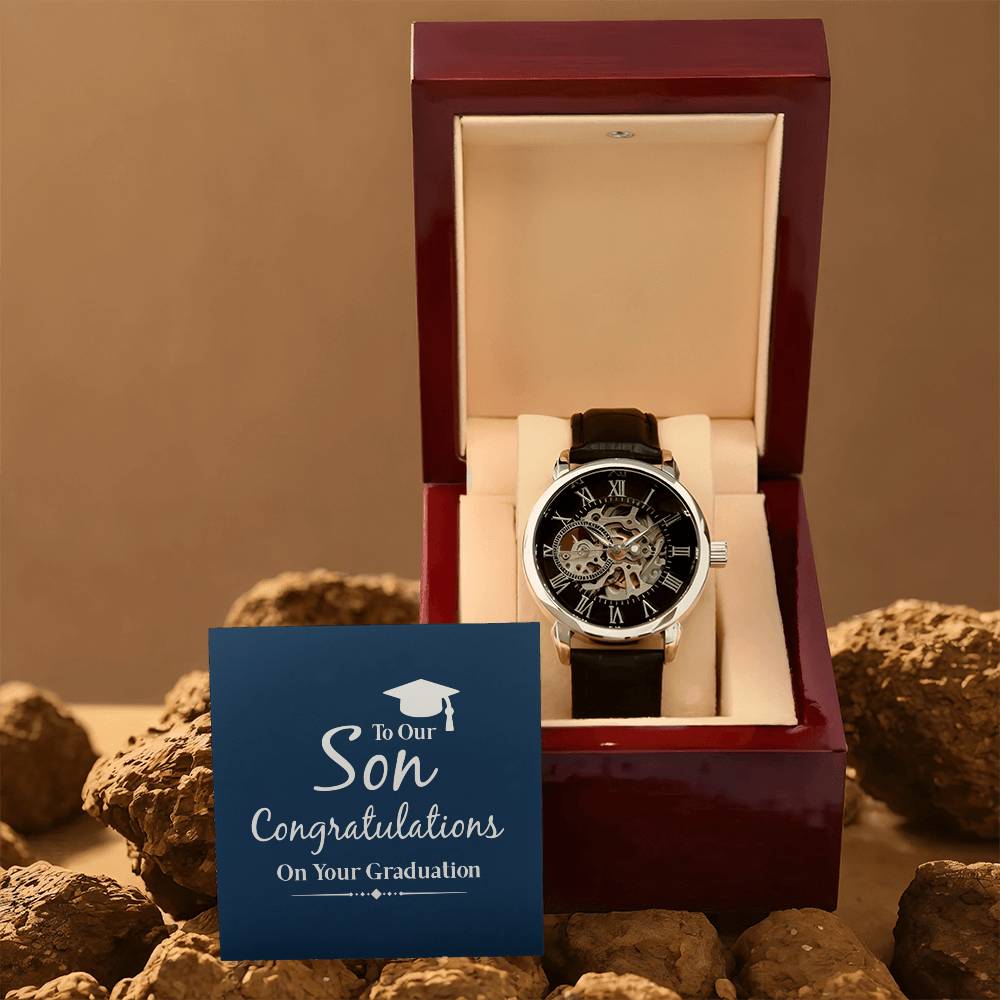 To Son - To our son. Congratulations - Openwork Watch