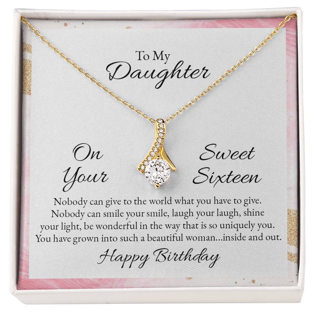 To Daughter - On your sweet sixteen - Alluring Beauty Necklace