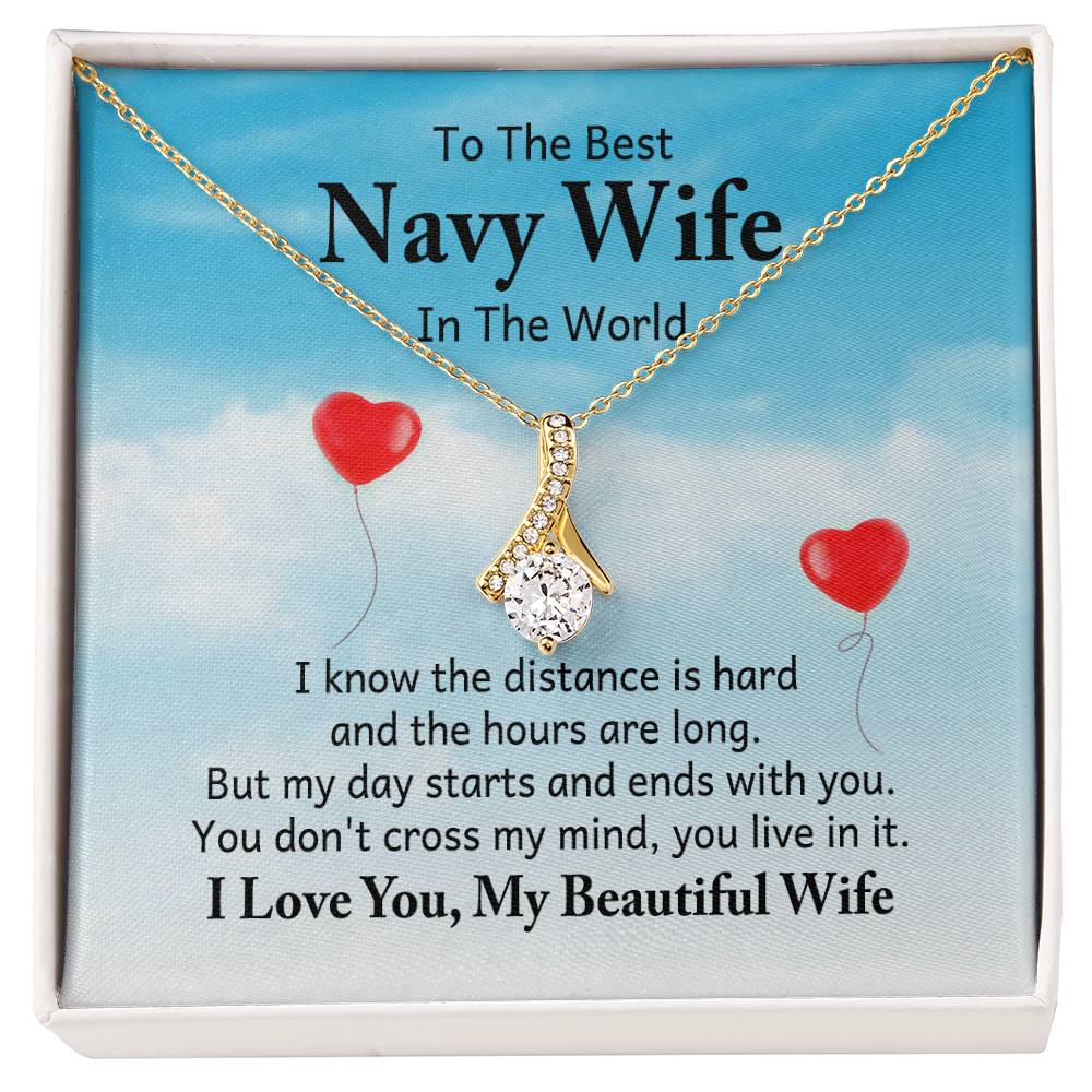 To Navy Wife - I know - Alluring Beauty Necklace