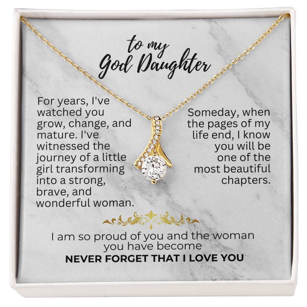 To God Daughter - For years - Alluring Beauty Necklace