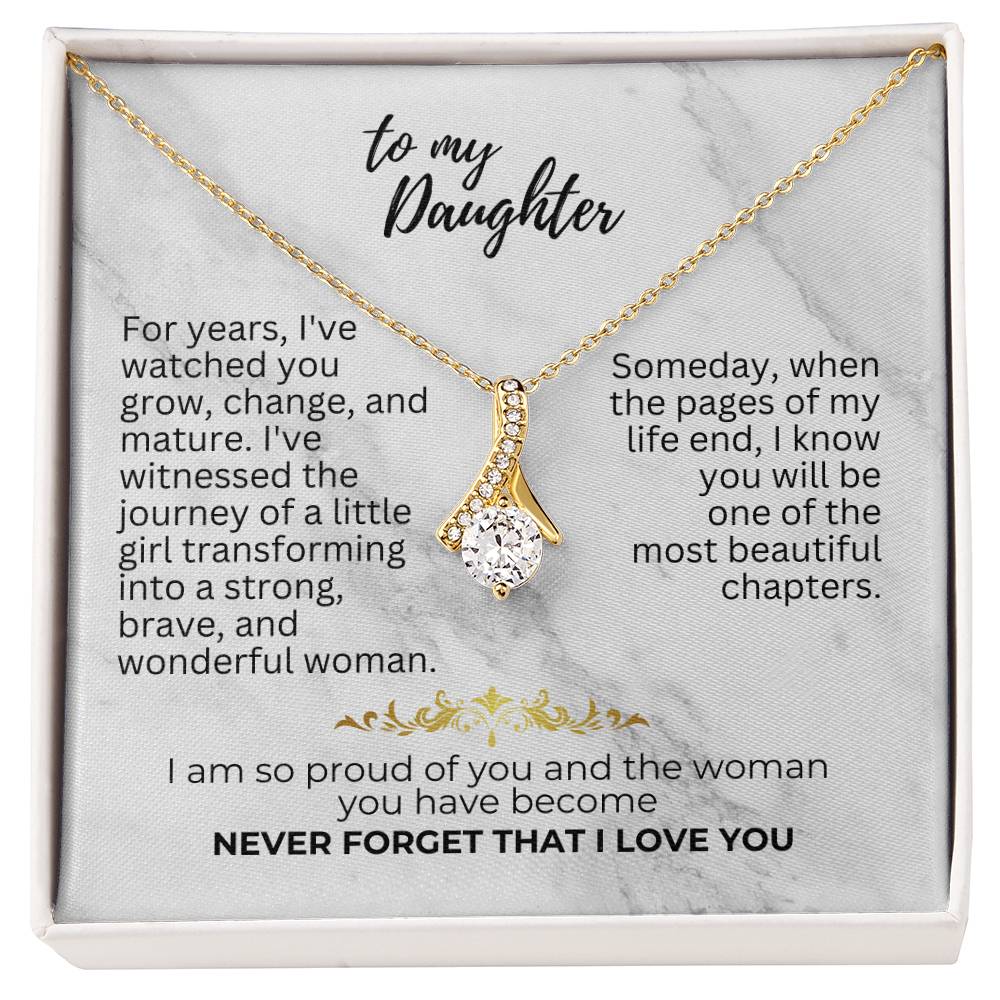 To Daughter - For years - Alluring Beauty Necklace