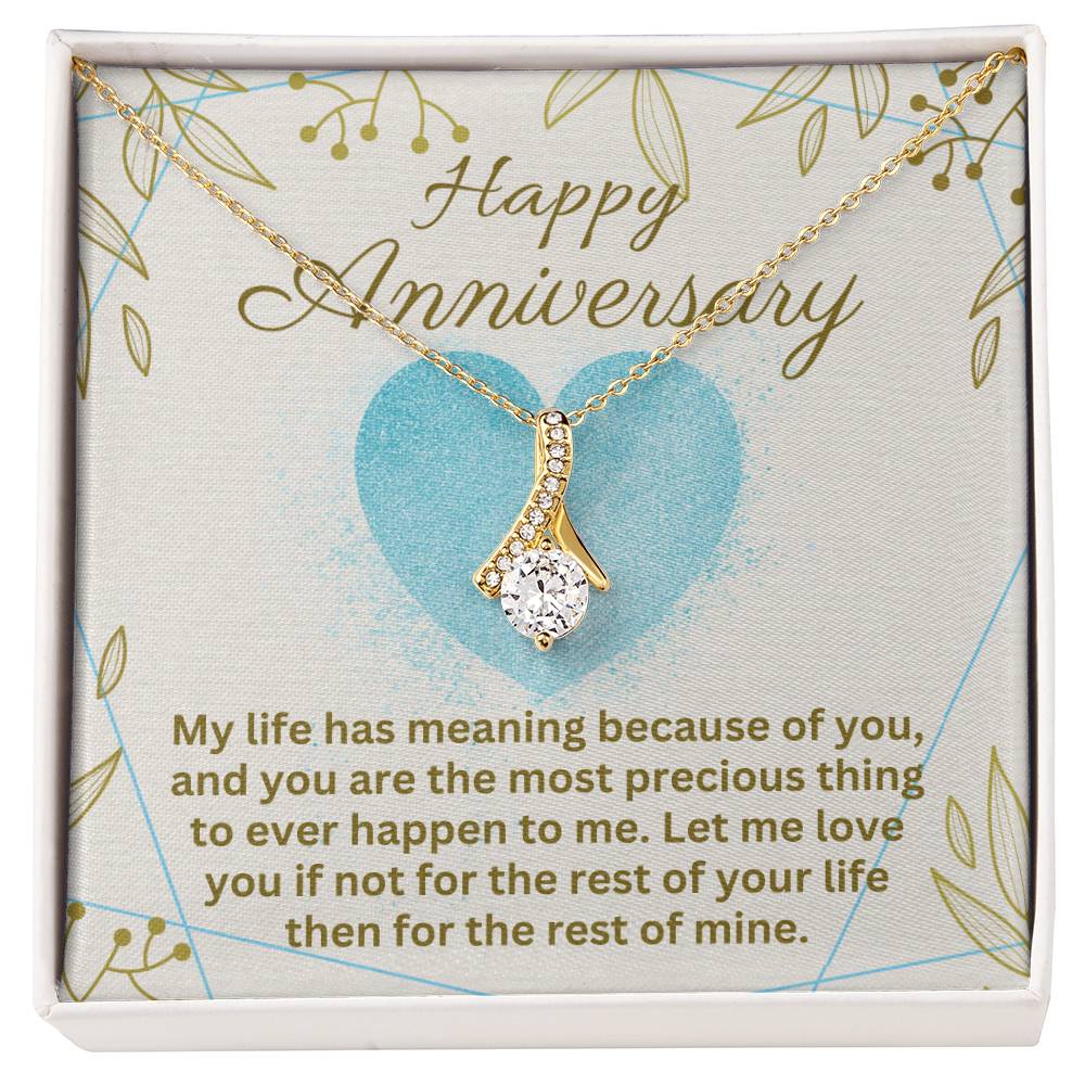 Anniversary - My life has meaning - Alluring Beauty Necklace