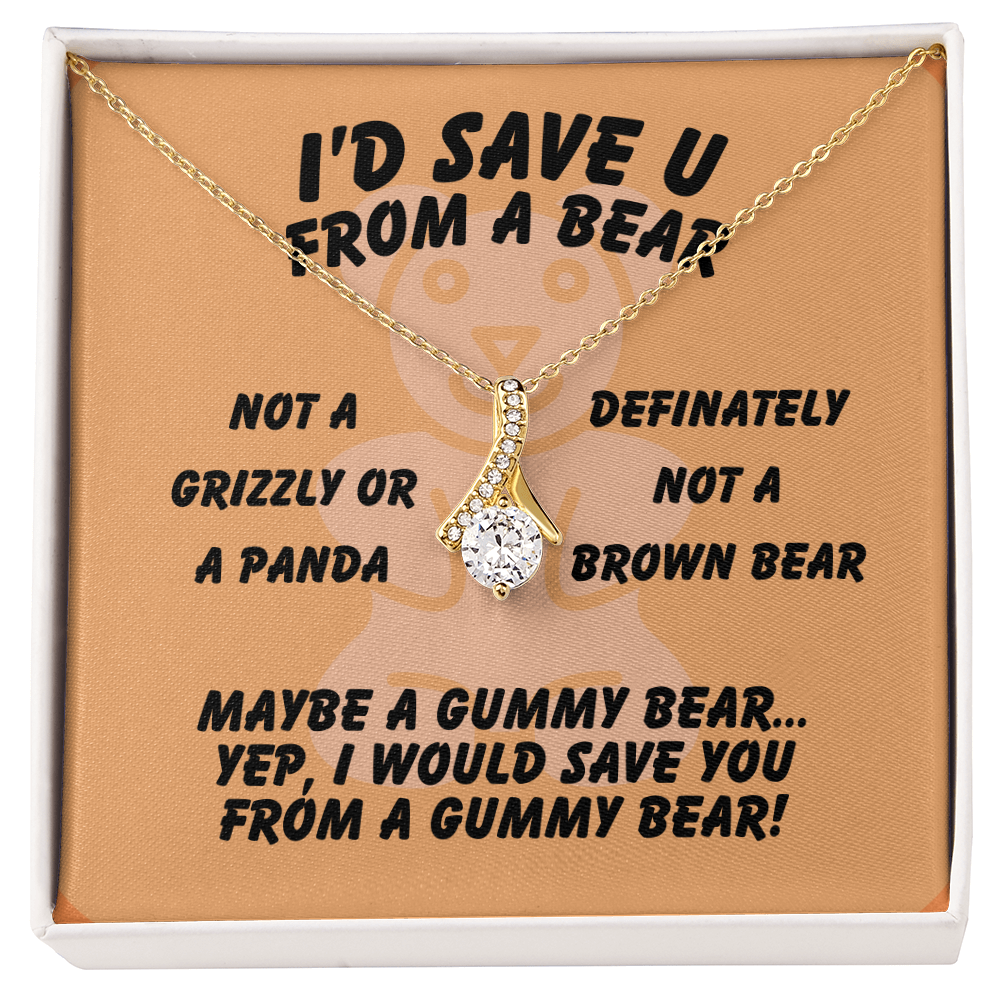 I'd save U - From a bear - Alluring Beauty Necklace