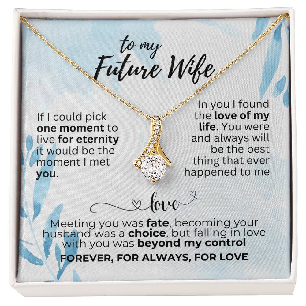 To Future Wife - If I could pick - Alluring Beauty Necklace