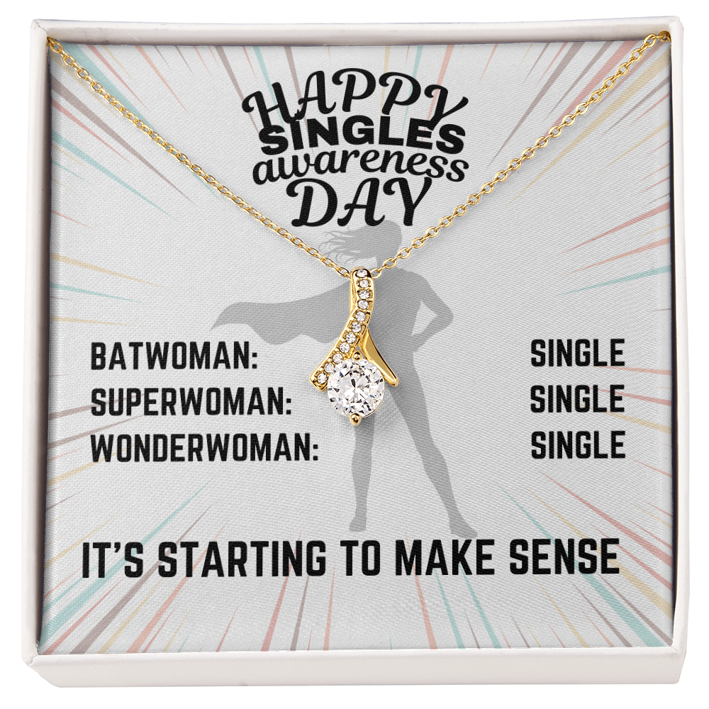 Happy Singles Awareness Day - Batwoman: Single - Alluring Beauty Necklace