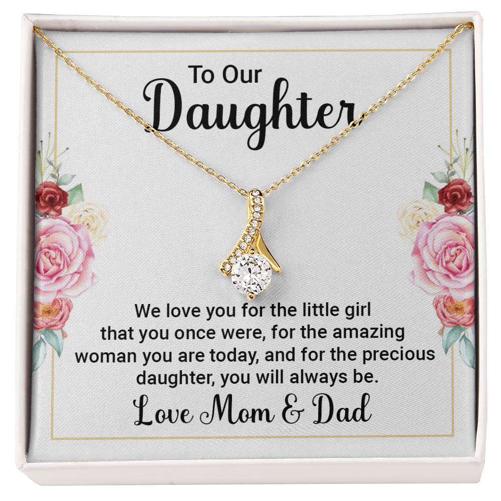 To Daughter - We love you - Alluring Beauty Necklace