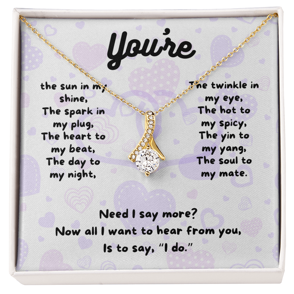 Love - You're the sun - Alluring Beauty Necklace