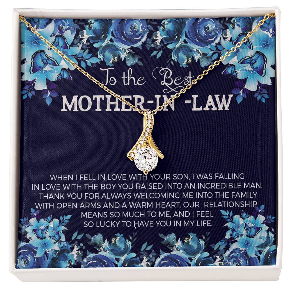 To Mother In Law - When I fell in love - Alluring Beauty Necklace