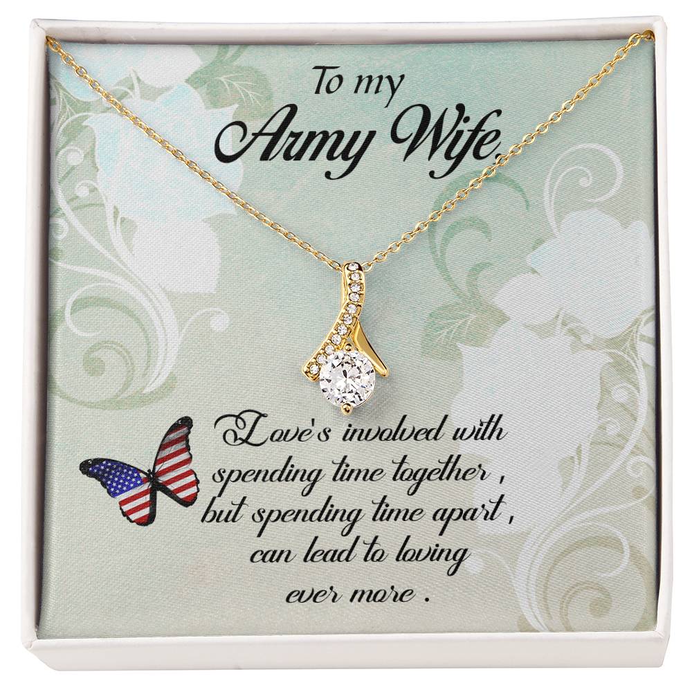 To Army Wife - Love's involved - Alluring Beauty Necklace