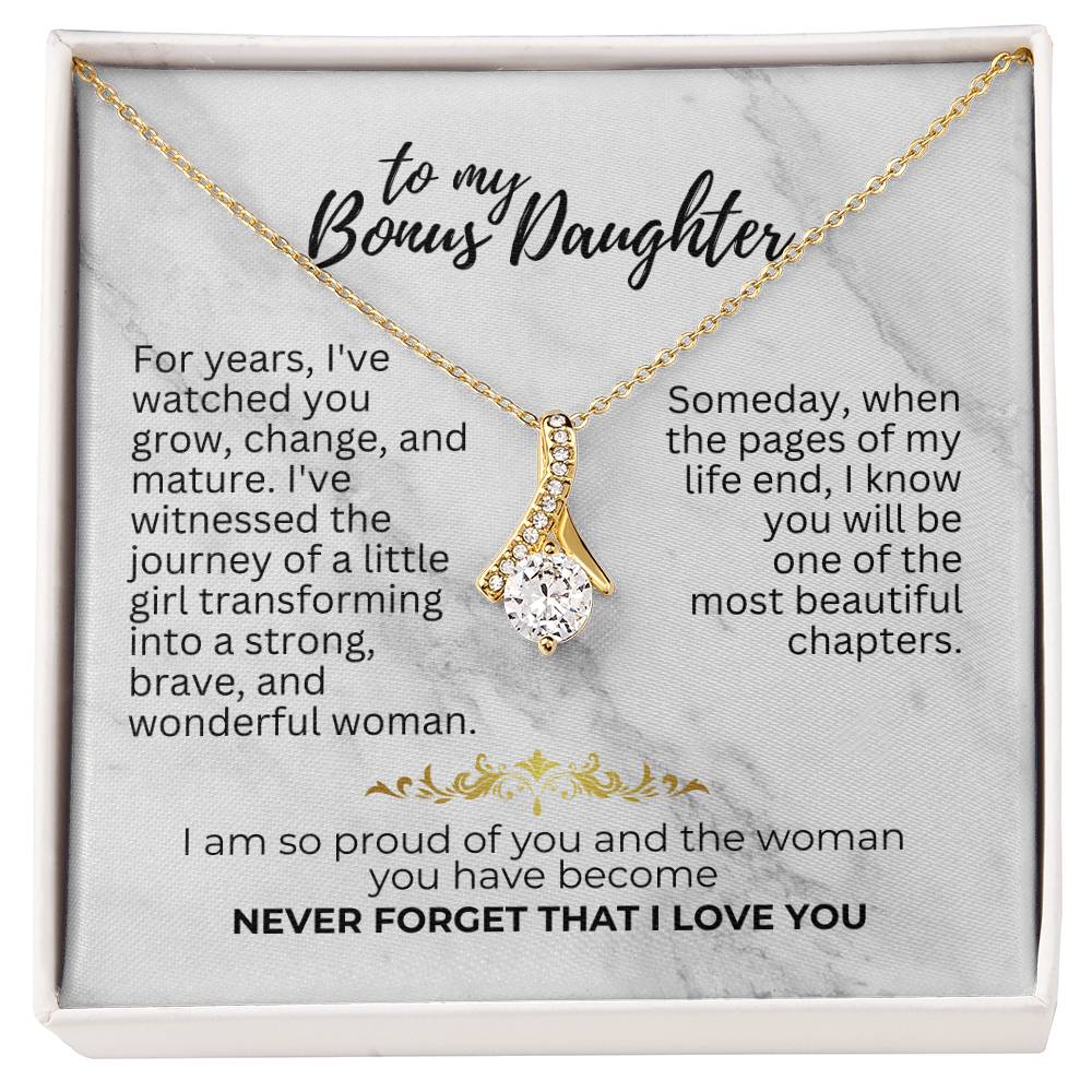 To Bonus Daughter - For years - Alluring Beauty Necklace