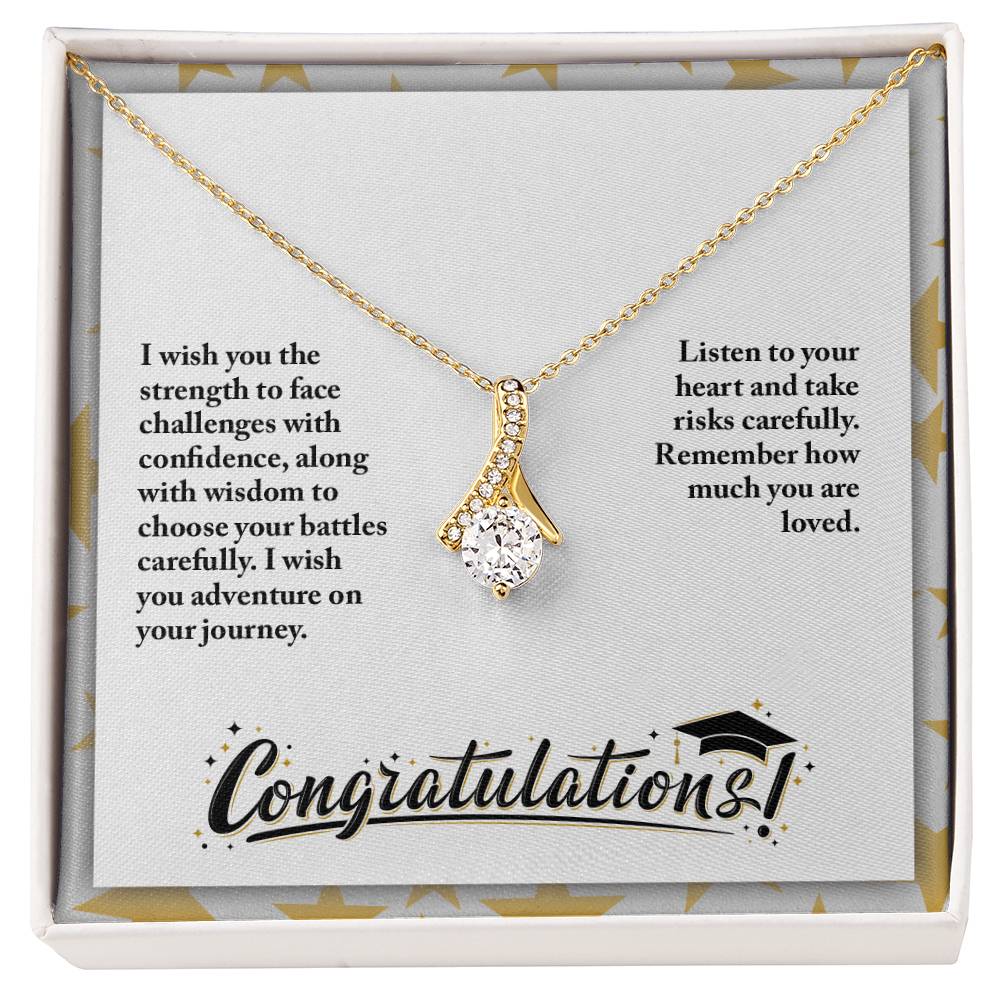 Graduation - I wish you the strength - Alluring Beauty Necklace