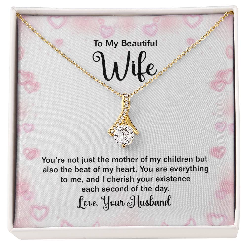 To Wife - You're not just - Alluring Beauty Necklace