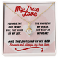 My true love - You are the sun - Alluring Beauty Necklace